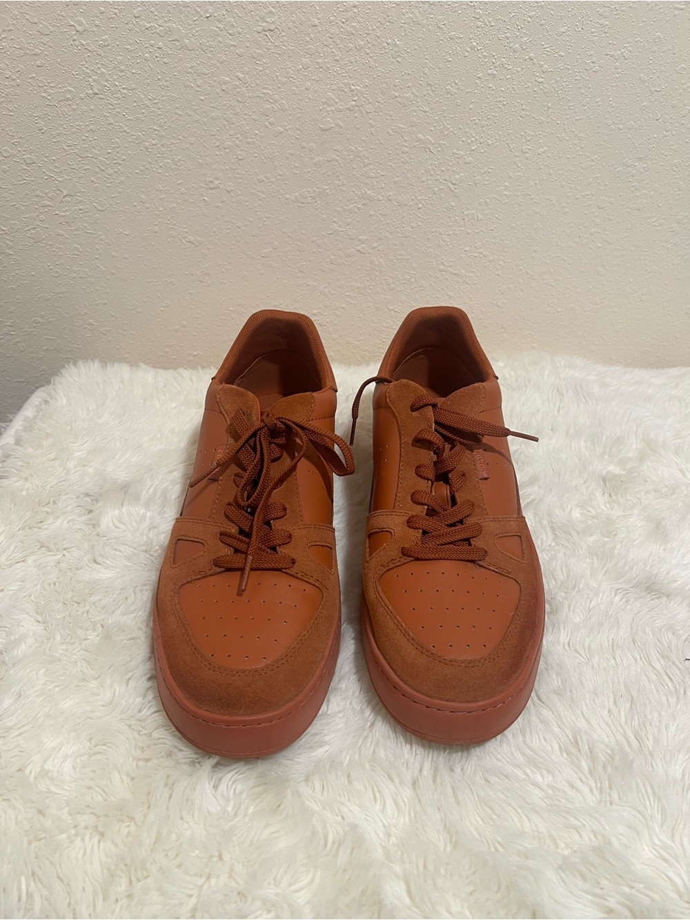Coach Men's Low-Top Sneakers in Rust